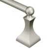 Moen DN8324BN Retreat Collection 24-Inch Bathroom Single-Towel Bar, Brushed Nickel