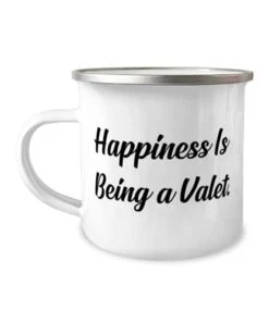 GENERIC Gag Valet Gifts, Happiness Is Being A Valet, Inspire 12oz Camper Mug For Men Women From Boss, One Of A Kind Valet Gift, Unusual Valet Gift, Valet Gift That Stands Out, Valet Gift Thats Different