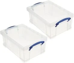 Really Useful 9 Litre Clear Plastic Storage Box -GENERIC Shop 31QiNZtET4L. AC