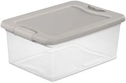 Sterilite 32-Quart Clear Stackable Latching Storage Box Container (24 Pack) 23 Sterilite 32-Quart Clear Stackable Latching Storage Box Container (24 Pack) -GENERIC Shop 31R4wWdcb9L. AC