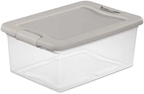 Sterilite 32-Quart Clear Stackable Latching Storage Box Container (24 Pack) 9 Sterilite 32-Quart Clear Stackable Latching Storage Box Container (24 Pack) - Image 9