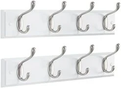 AMADA HOMEFURNISHING Coat Rack Wall Mount 2 Pack, Coat Hooks Wall Hooks Coat Hangers For Wall, Hat Racks Hooks For Hanging Coats Wall Mounted, White -GENERIC Shop 31SJ7Vdr3GS. AC