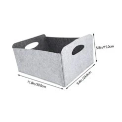 2pcs Kids Newspaper Bin Multifunctional Collapsible Tabletop Magazine Clothes Basket Sundry Containers Holder Storage Wardrobe Bedroom Clo Book Open Grey Handles Sundries