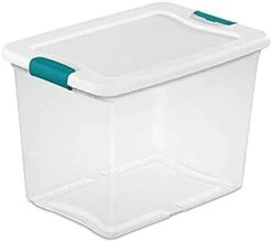 Sterilite 32-Quart Clear Stackable Latching Storage Box Container (24 Pack) 19 Sterilite 32-Quart Clear Stackable Latching Storage Box Container (24 Pack) -GENERIC Shop 31WneFFPDBL. AC