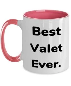 GENERIC Motivational Valet Two Tone 11oz Mug, Best Valet Ever, Love Cup For Men Women From Coworkers, Valentines Day Mug, Two Tone Coffee Mug, Ceramic Valentines Mug, Oz Ceramic Mug, Valet Love Two Tone 11 Oz
