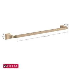Elta Faucet 75124-CZ Dryden Wall Mounted 24" Towel Bar In Champagne Bronze, Bath Accessories, Bathroom Accessories -GENERIC Shop 31X3Jcd3m5L