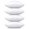 OTOSTAR 20x20 Inch Throw Pillow Inserts Set Of 4 Premium Bedding Pillow Inserts Square Indoor Decorative Throw Pillows Form Pillow Stuffer For Couch Bed Sofa Sham Cushion Pillow Filler (White 20x20)