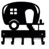 The Metal Peddler Camper Key Rack Holder For Wall - Small 6 Inch Wide - Made In USA; Camper Accessories