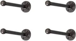 PIPE DECOR Industrial Pipe Wall Mounted Clothing Rack, Commercial Or Residential Wardrobe Clothes Display, Heavy Duty Rustic Vintage Steel Grey Black Metal Garment Bracket Frame, 4 X 12 Brackets 15 PIPE DECOR Industrial Pipe Wall Mounted Clothing Rack, Commercial Or Residential Wardrobe Clothes Display, Heavy Duty Rustic Vintage Steel Grey Black Metal Garment Bracket Frame, 4 X 12 Brackets -GENERIC Shop 31Zy6qKpRPL. AC