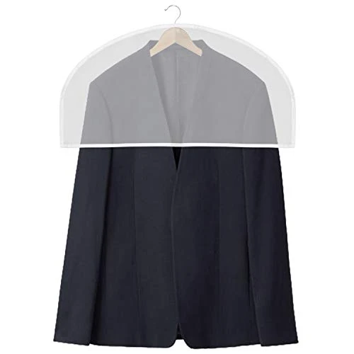 Foraineam 20 Pack Shoulder Covers Clothes Suit Protectors Breathable Garment Dust Covers For Suit, Coats, Jackets, Dress Closet Storage 3 Foraineam 20 Pack Shoulder Covers Clothes Suit Protectors Breathable Garment Dust Covers For Suit, Coats, Jackets, Dress Closet Storage - Image 3