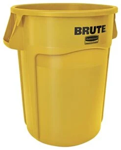 Rubbermaid Commercial Products BRUTE Heavy-Duty Trash/Garbage Can, 55-Gallon, Gray, Wastebasket For Home/Garage/Mall/Office/Stadium/Bathroom, Pack Of 3 -GENERIC Shop 31aPOnCS pL