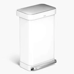 Simplehuman 45 Liter / 12 Gallon Rectangular Hands-Free Kitchen Step Trash Can With Soft-Close Lid, Brushed Stainless Steel 16 Simplehuman 45 Liter / 12 Gallon Rectangular Hands-Free Kitchen Step Trash Can With Soft-Close Lid, Brushed Stainless Steel -GENERIC Shop 31b6srT TwL. AC