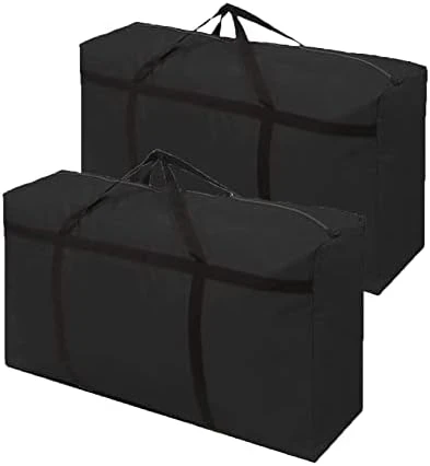 WITERY Large Storage Bag 180L Garden Furniture Cushion With Zip Waterproof Sturdy 600D Oxford Moving Clothes Storage Bags Organizer Bags For Bedding, Duvets, Pillows, Clothes Moving Home 4 WITERY Large Storage Bag 180L Garden Furniture Cushion With Zip Waterproof Sturdy 600D Oxford Moving Clothes Storage Bags Organizer Bags For Bedding, Duvets, Pillows, Clothes Moving Home - Image 4