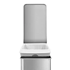Simplehuman 4.5 Liter / 1.2 Gallon Round Bathroom Step Trash Can, Brushed Stainless Steel 10 Simplehuman 4.5 Liter / 1.2 Gallon Round Bathroom Step Trash Can, Brushed Stainless Steel -GENERIC Shop 31btVglzLVL