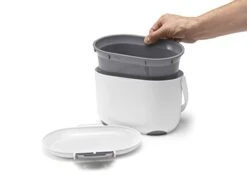 Addis 2.5 Litre Kitchen Compost Caddy, White/Grey -GENERIC Shop 31cBlicSfIL