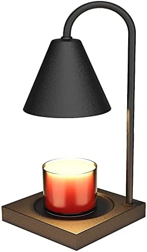 Mocalido Candle Warmer Lamp, Dimmable Electric Candle Lamp Warmer, Metal Melting Wax Warmer For Home Decor, Home Scented Jar Candles Heater With 2 Bulbs For Gifts, Black 6 Mocalido Candle Warmer Lamp, Dimmable Electric Candle Lamp Warmer, Metal Melting Wax Warmer For Home Decor, Home Scented Jar Candles Heater With 2 Bulbs For Gifts, Black - Image 6