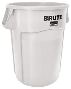 Rubbermaid Commercial Products BRUTE Heavy-Duty Trash/Garbage Can, 55-Gallon, Gray, Wastebasket For Home/Garage/Mall/Office/Stadium/Bathroom, Pack Of 3 -GENERIC Shop 31dkVXyCLL