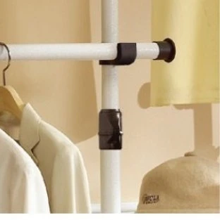 PRINCE HANGER, Deluxe 4 Tier & Shelf Clothes Rack With Curtain, Clothing Rack, Closet Organizer, Freestanding, Tension Rod, PHUS-0061, Made In Korea 3 PRINCE HANGER, Deluxe 4 Tier & Shelf Clothes Rack With Curtain, Clothing Rack, Closet Organizer, Freestanding, Tension Rod, PHUS-0061, Made In Korea - Image 3