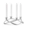 Georg Jensen Season Candleholder, Mirror Polished Stainless Steel