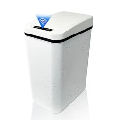 Zaaqii 2.2 Gallon Small Slim White Plastic Trash Can Narrow Covered Garbage Bin For Bathroom Laundry Home Office Kitchen Pack Of 2 15 Zaaqii 2.2 Gallon Small Slim White Plastic Trash Can Narrow Covered Garbage Bin For Bathroom Laundry Home Office Kitchen Pack Of 2 -GENERIC Shop 31fZWLEpgNL