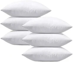 OTOSTAR 20x20 Inch Throw Pillow Inserts Set Of 4 Premium Bedding Pillow Inserts Square Indoor Decorative Throw Pillows Form Pillow Stuffer For Couch Bed Sofa Sham Cushion Pillow Filler (White 20x20) -GENERIC Shop 31fkUenzazL. AC