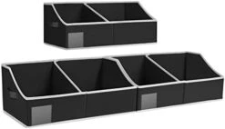 Homsorout Storage Bins, 3 Pack Fabric Bins Baskets For Closet Organization, Cube Storage Organizer Bins For Clothes, Toys, Books, Office Supplies, Grey -GENERIC Shop 31g3xhAGxLL. AC