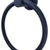 - Matte Black Towel Ring | 100% Stainless Steel With Soft Touch Finish | Hand Towel Holder