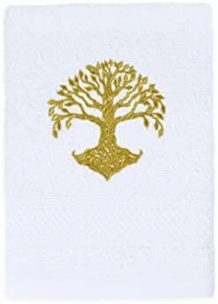 - Luxury Embroidered Turkish Cotton 3 Piece Towel Set - 1 Bath Towel, 1 Hand Towel, 1 Washcloth For Bathroom, College Dorm, Kitchen, Shower, Pool, Hotel, Gym & Spa 12 - Luxury Embroidered Turkish Cotton 3 Piece Towel Set - 1 Bath Towel, 1 Hand Towel, 1 Washcloth For Bathroom, College Dorm, Kitchen, Shower, Pool, Hotel, Gym & Spa -GENERIC Shop 31hHu4wTU3L. AC