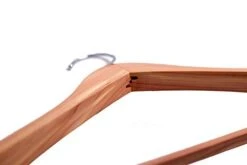 Ruumetry Cedar Hangers, Unfinished Red Cedar Wood Coat Suit Hangers, Luxury Wooden Jacket Clothes Hangers, Wide Shoulder With Square Cedar Pant Bar 360° Flexible Hook, 3 Pack -GENERIC Shop 31huzCxbOiL