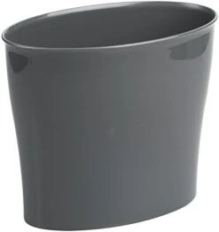 IDesign InterDesign Plastic Wastebasket Trash Bathroom, Bedroom Or Office – 10 Litres,White Nuvo Waste Can -GENERIC Shop 31jD5T0pIaL. AC