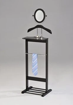 KB Designs - Black Wood Suit & Tie Freestanding Valet Stand, Clothing Organizer Rack 7 KB Designs - Black Wood Suit & Tie Freestanding Valet Stand, Clothing Organizer Rack -GENERIC Shop 31jkBSdt4BL 1