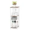 Bathroom Storage Cabinet Freestanding Bathroom Shelf With Drawer Toilet Paper Holder Stand 3 Tier Bathroom Towel Storage Organizer For Bathroom Laundry Room Entryway Kitchen Pantry, Light Oak