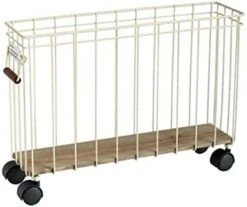 ARWANG Hampers For Laundry, Magazine Storage Basket Narrow Cabinet Floor Basket Gap Storage Rack Sundries Storage Basket Rectangle (Color : White) -GENERIC Shop 31lZ2XpUqAL. AC 1