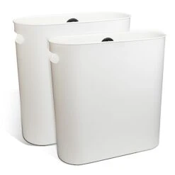 Zaaqii 2.2 Gallon Small Slim White Plastic Trash Can Narrow Covered Garbage Bin For Bathroom Laundry Home Office Kitchen Pack Of 2 17 Zaaqii 2.2 Gallon Small Slim White Plastic Trash Can Narrow Covered Garbage Bin For Bathroom Laundry Home Office Kitchen Pack Of 2 -GENERIC Shop 31mTsG6jguL 1