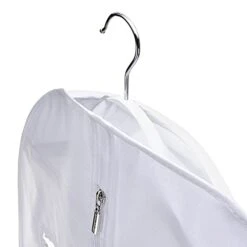 HANGERWORLD 40" Garment Bag - Dress And Suit Bags For Closet Storage Breathable Clothes Cover Dust Protector (1 Pack, White) -GENERIC Shop 31pBFLPnLXL