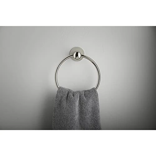 K-21955-BL Kohler K-21955 Tempered 6-7/8" Wall Mounted Towel Ring 5 K-21955-BL Kohler K-21955 Tempered 6-7/8" Wall Mounted Towel Ring - Image 5