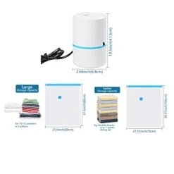 Vacuum Storage Bags With Electric Air Pump, 8 Pack Space Saver Bags (4 Jumbo/4 Large) Compression Storage Bags For Comforters And Blankets, Vacuum Sealer Bags For Clothes Storage, Silent Electric Pump 14 Vacuum Storage Bags With Electric Air Pump, 8 Pack Space Saver Bags (4 Jumbo/4 Large) Compression Storage Bags For Comforters And Blankets, Vacuum Sealer Bags For Clothes Storage, Silent Electric Pump -GENERIC Shop 31qJvUZiO8L