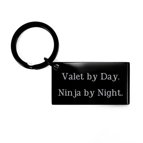 GENERIC Unique Idea Valet Gifts, Valet By Day. Ninja By Night, Funny Birthday Keychain For Coworkers From Team Leader, Gratitude, Gift Ideas, Valet Service, Presents 1 GENERIC Unique Idea Valet Gifts, Valet By Day. Ninja By Night, Funny Birthday Keychain For Coworkers From Team Leader, Gratitude, Gift Ideas, Valet Service, Presents