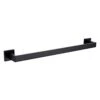 23.6 Inch Black Single Towel Bar Rack, SUS 304 Stainless Steel Bathroom Towel Bar Heavy Duty Towel Holder Kitchen Towel Rod, Wall Mount With Screws Towel Bar Rod Matte Black Finish