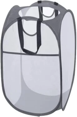 2 Pcs Strong Mesh Pop-up Laundry Hamper, Quality Laundry Basket With Durable Handles Solid Bottom High Carbon Steel Frame, Easy To Open And Fold Flat For Storage(Black) 25 2 Pcs Strong Mesh Pop-up Laundry Hamper, Quality Laundry Basket With Durable Handles Solid Bottom High Carbon Steel Frame, Easy To Open And Fold Flat For Storage(Black) -GENERIC Shop 31qp1yziNQL. AC