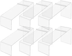 12 Pack Acrylic Shoe Display Stand Clear Premium Lucite Fits Sneakers 4 Inch Wide Slanted 9 Inch Deep Footwear Showcase Riser With Heel Stop For Retail Shops And Clothing Stores By Marketing Holders -GENERIC Shop 31rFldQ4g3L. AC