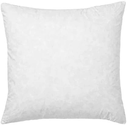 Basic Home 28x28 Euro Throw Pillow Insert-Down Feather Pillow Insert-Cotton Fabric-White-1 Piece 4 Basic Home 28x28 Euro Throw Pillow Insert-Down Feather Pillow Insert-Cotton Fabric-White-1 Piece - Image 4