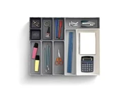 Joseph Joseph Blox 10 Piece Plastic Storage Trays Cosmetics, Stationary, Utensils Drawer Organizer Grey -GENERIC Shop 31s0Q1SOIML