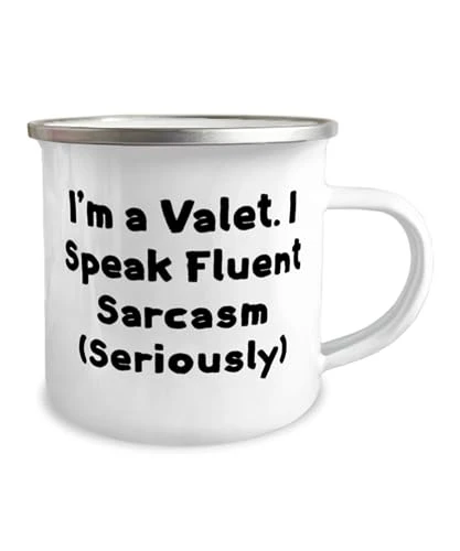 GENERIC Perfect Valet Gifts, I'm A Valet. I Speak Fluent Sarcasm), Surprise Birthday 12oz Camper Mug For Men Women, From Friends, Funny Valet Mug, Funny Camper Mug, Funny Gift Mug, Funny 12oz Mug 2 GENERIC Perfect Valet Gifts, I'm A Valet. I Speak Fluent Sarcasm), Surprise Birthday 12oz Camper Mug For Men Women, From Friends, Funny Valet Mug, Funny Camper Mug, Funny Gift Mug, Funny 12oz Mug - Image 2