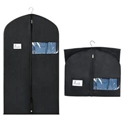 Zilink Garment Bag Suit Bags For Storage And Travel 43"/50" Suit Cover For Closet With ID Card Holder For Suit T-Shirt Coat Jacket Dresses (Set Of 5) 11 Zilink Garment Bag Suit Bags For Storage And Travel 43"/50" Suit Cover For Closet With ID Card Holder For Suit T-Shirt Coat Jacket Dresses (Set Of 5) -GENERIC Shop 31uLd3WpAeL