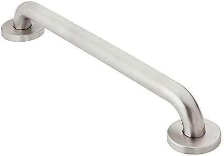 Moen R8712P 12-Inch Bathroom Grab Bar, Peened 7 Moen R8712P 12-Inch Bathroom Grab Bar, Peened - Image 7