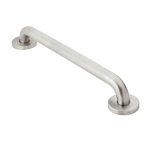 Moen R8712P 12-Inch Bathroom Grab Bar, Peened 1 Moen R8712P 12-Inch Bathroom Grab Bar, Peened