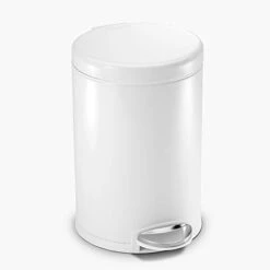 Simplehuman 4.5 Liter / 1.2 Gallon Round Bathroom Step Trash Can, Brushed Stainless Steel 13 Simplehuman 4.5 Liter / 1.2 Gallon Round Bathroom Step Trash Can, Brushed Stainless Steel -GENERIC Shop 31w9wbInjTL