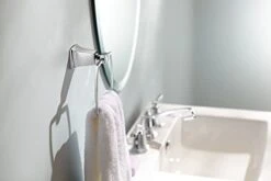 Moen YB5486CH Kingsley Bathroom Hand -Towel Ring, Chrome