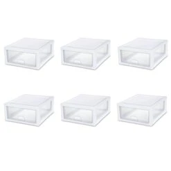 Sterilite 23018006 16 Quart/15 Liter Stacking Drawer